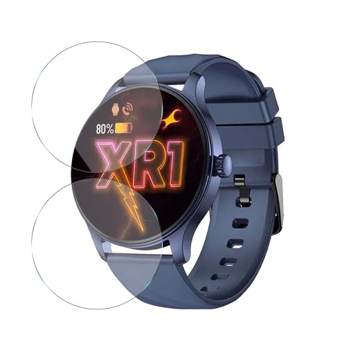 Image of smart watch Screen Guard Protector Compatible for Fastrack Revoltt XR1 3.50 cm | Ultrathin 0.125mm Flexible Screen Protector TPU Membrane with Edge to Edge Full Screen Coverage & Easy Installation (Pcs - 3)
