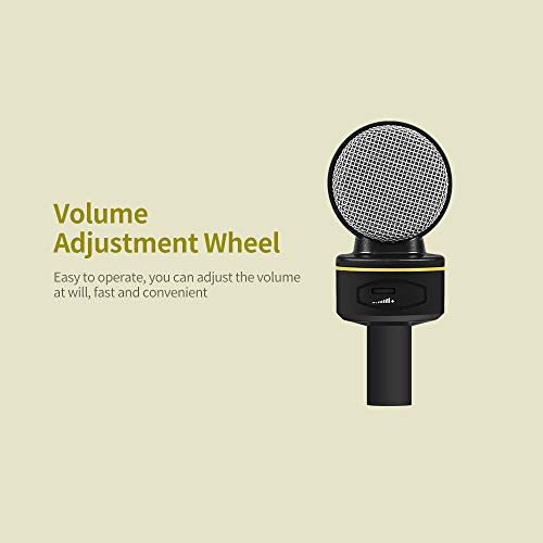 Microfone, Andoer Microfone de conferência por computador Microfone de mesa omnidirecional para bate