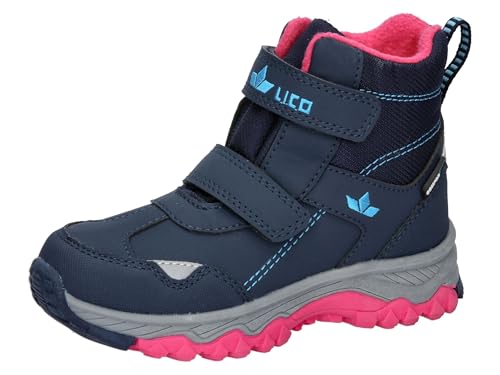 Lico Unisex Kinder Hanko V Winterstiefel, Marine Türkis Pink, 32...