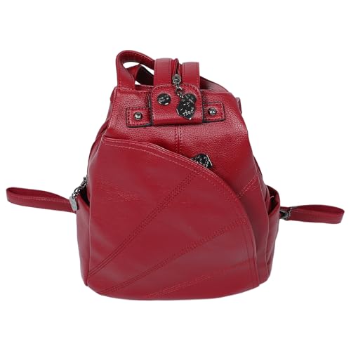 Sac à dos voyage femme compartimenté en similicuir pour ranger facilement