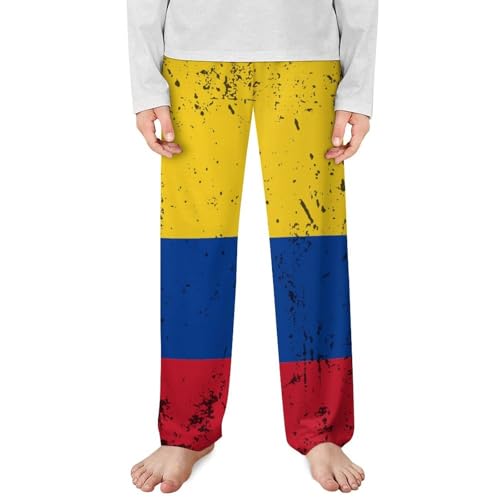 Retro Colombian FlagChildren's Casual Pajamas120CM