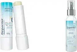 Kit Bepantol Labial FPS 50 4,5g + Hidratante Corporal e Facial Spray 50ml