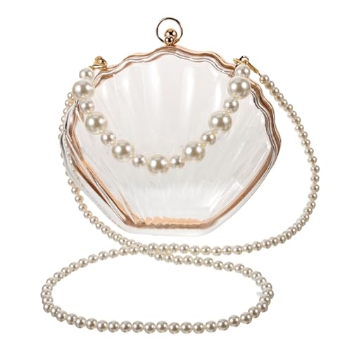 Sac de plage en perles coquillage pour femme élégante en vacances