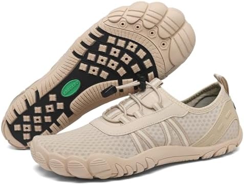 SAGUARO Unisex Barfuß Badeschuhe rutschfeste Barfußschuhe Schnelltrocknende Wasserschuhe mit Drainagelöcher Gr.36-48