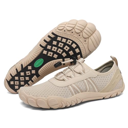 SAGUARO Badeschuhe Wasserschuhe Barfuss Schuhe Damen Herren Barfußschuhe Schnelltrocknende Schwimmschuhe rutschfeste Strandschuhe Aquaschuhe mit Dicker Sohle Braun,Gr.39 SAGUARO Badeschuhe Wasserschuhe Barfuss Schuhe Damen Herren Barfußschuhe Schnelltrocknende Schwimmschuhe rutschfeste Strandschuhe Aquaschuhe mit Dicker Sohle Braun,Gr.39