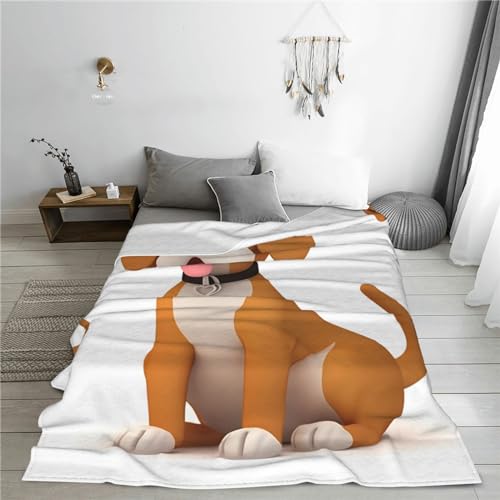 Couverture maison et bureau plaid imprimé chien cadeau idéal - 8