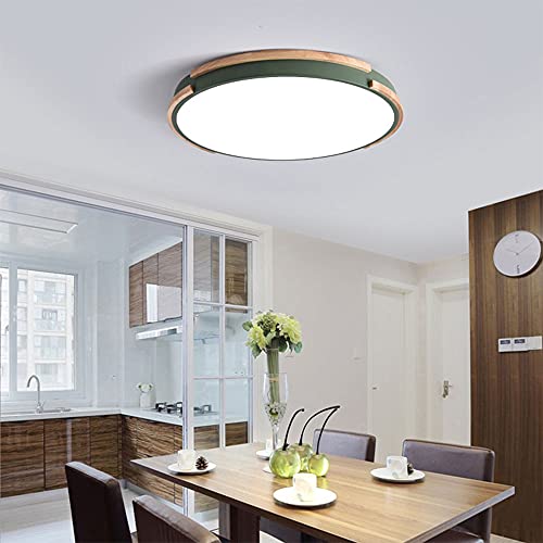 Plafonnier LED 32cm vert à intensité variable pour salon - 2