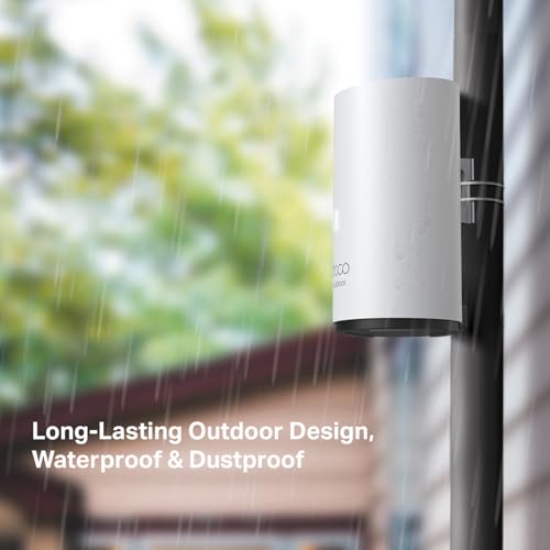 Image of TP-Link Deco Outdoor WiFi (X50-Outdoor) - AX3000 Dual Band WiFi 6, Dual Gigabit Ports, Weatherproof, Works with Deco Mesh, Pole /Wall /Table Mount, 1-Pack
