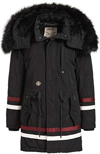 Preisvergleich Produktbild khujo Timea2 1220CO183 Damen Winterjacke, C05 Black Stripes, XL