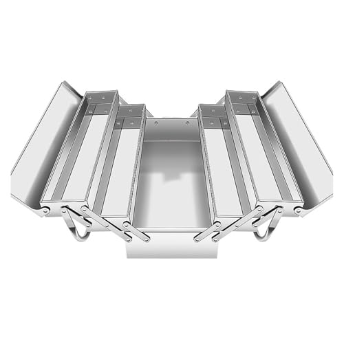 VIVIWI Heavy Duty Multifunctional Foldable Stainless Steel Toolboxes Space Saving For Enthusiasts And Professional Repairers