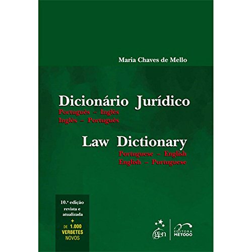 Dicionário jurídico / Law dictionary: Português-inglês / Inglês-português