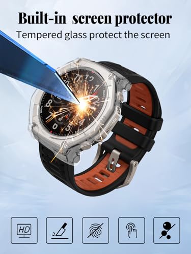 Funda para Amazfit T-Rex Ultra 2 antichoque con protector de policarbonato rígido 2