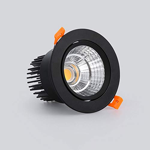 OEUBEQ Iluminación de Techo 3 Colores Super Brillante Epistar LED COB Empotrado Downlight ángulo Ajustable 5W 9W 18W 30W Luz de Techo Iluminación de decoración del hogar 3000K/4000K/6000K