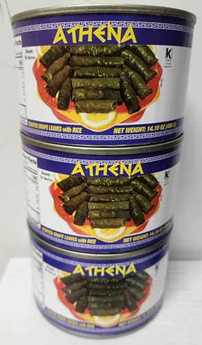 Athena stuffed vine grape leaves pack of 3 (1200g)