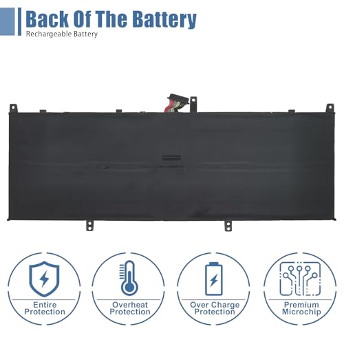 Image of L19C4PD1 Laptop Battery Replacement for Lenovo ideapad Yoga 6-13ARE05 6-13ALC6 Yoga C640-13IML LTE Series L19D4PD1 5B10W67385 5B10U65274 5B10W67329 5B10U65275 7.68 V 60 Wh 7820 mAh