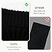 FGZ Long Leg Warmer 80s Party Ribbed Knit Outfits for Women Girls Fashion Socks Accessories,Black-2Pack