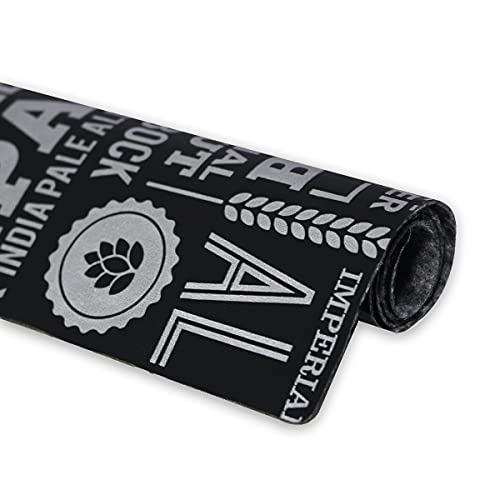 4 Jogo Americano Cerveja IPA Prata - Impermeável PVC