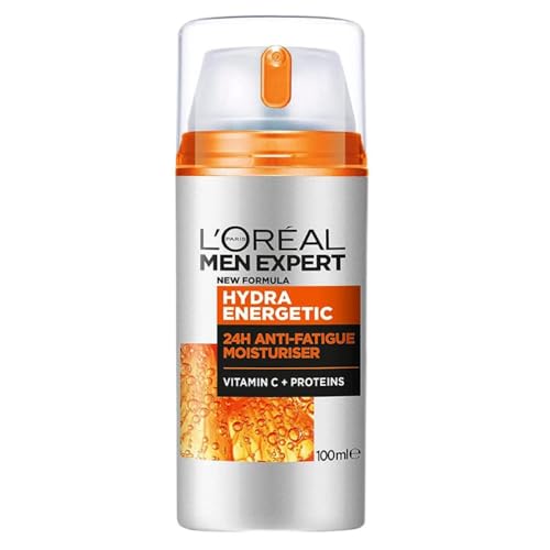 L'Oréal Paris Men Expert Crema Idratante Anti-Fatica Uomo, Pelle Rivitalizzata,