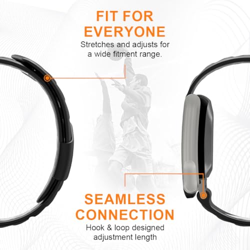 Image of ZORBES Silicone Sport Band Compatible with Whoop 5.0 Band Strap Men Women, Breathable Sport Adjustable Waterproof Replacement Wristbands Straps for Whoop 5.0 Silicone Band