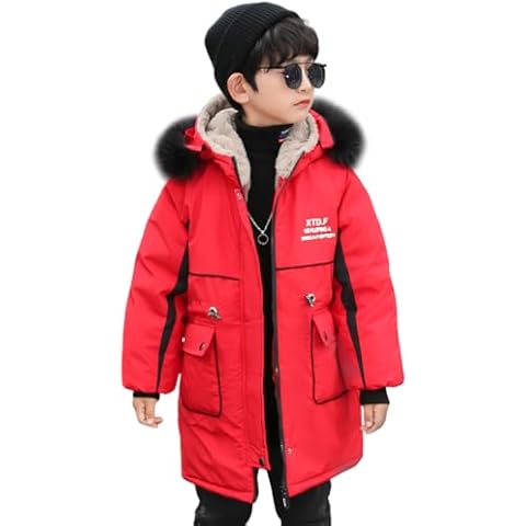 Manteau Garçon L SERVER Rouge 12-13 ans Cover