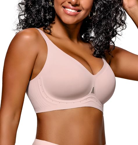 Soutien-gorge confortable sans fil As Fairy avec une couverture complète sans couture pour femme