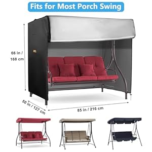 Swingcoversforoutdoorpatioswing3seater420doxfordheavydutymaterialvelcrodrawstringsventsreflectivehandleshammockgardenporchswingcoverantiuvfullprotection855066in Urban Country Home Decor Swing covers for outdoor patio swing 3 seater 420d oxford heavy duty material velcro drawstrings vents reflective handles hammock garden porch swing cover anti uv full protection 85 50 66 in urban country home decor