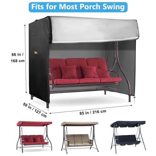 Swingcoversforoutdoorpatioswing3seater420doxfordheavydutymaterialvelcrodrawstringsventsreflectivehandleshammockgardenporchswingcoverantiuvfullprotection855066in Urban Country Home Decor Swing covers for outdoor patio swing 3 seater 420d oxford heavy duty material velcro drawstrings vents reflective handles hammock garden porch swing cover anti uv full protection 85 50 66 in urban country home decor