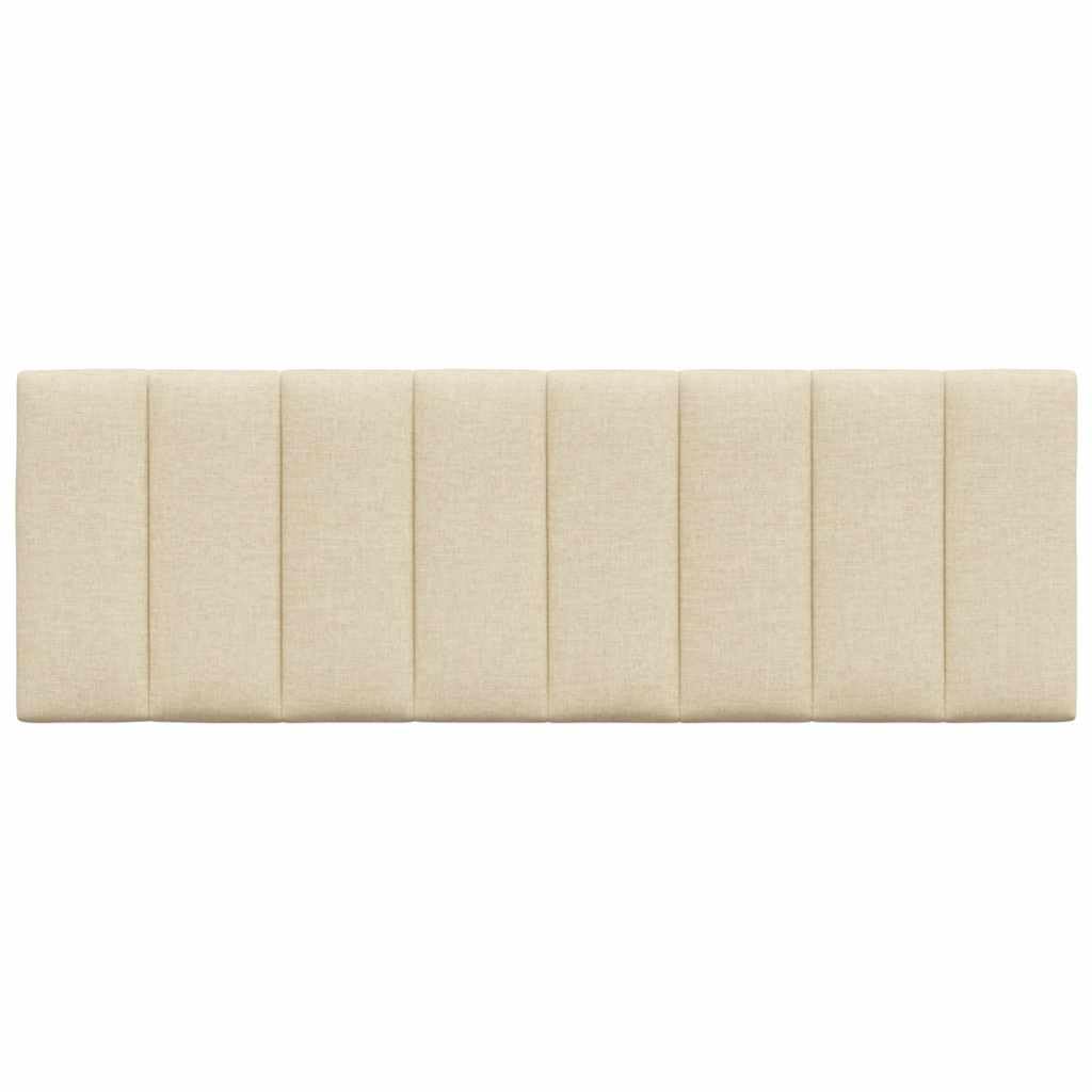 vidaXL Cuscino Testiera Hanko Crema 140 cm in Tessuto
