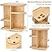 Sorbus 360° Makeup Organizer - Bamboo Wood Make Up Storage Carousel for Cosmetics, Skin Care Rotating Makeup Organizer for Vanity, Bathroom Storage