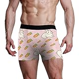 Regalo per boxer da uomo: i bauli intimi da uomo sono un ottimo regalo per tuo marito, papà, figlio, nonno e te stesso! Indossa pantaloni colorati per rinfrescarti ogni giorno. Ricorda che la biancheria intima è una buona scelta per aumentare i momenti romantici della coppia/amante, i nostri boxer lasciano che il tuo fascino sia sexy, caldo, incantevole e inarrestabile.