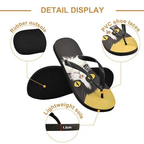 Cute Cat Kitten Flip Flop Beach Summer Casual Sandal for Women & Men Shower Shoes 208541892