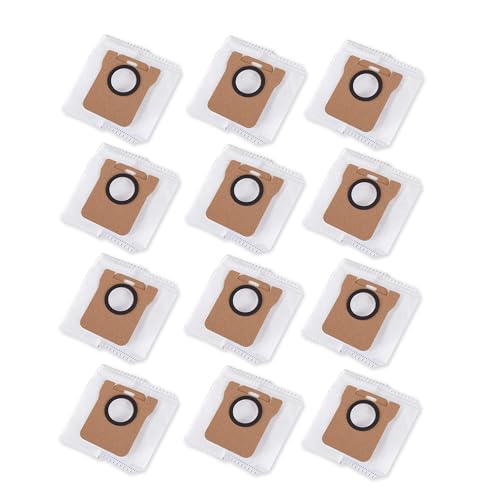 GANGXUN ��e�ʃ_�X�g�o�b�O Dreametech L10s Ultra/Plus�AL10 Ultra�AL20�E���g�����{�b�g�|���@�����󓴃x�[�X�p 12�p�b�N