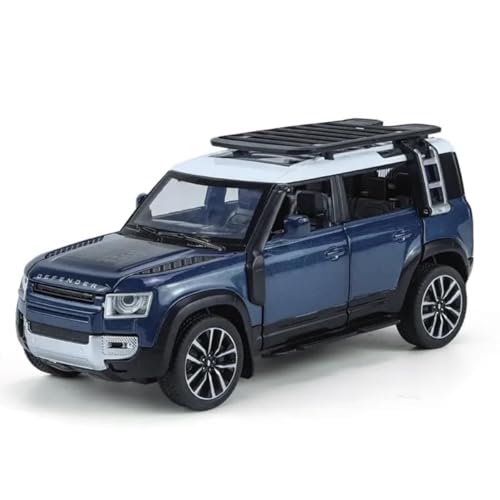 Image of VARIYA ENTERPRISE Exclusive Alloy Metal Pull Back Die-Cast Car Diecast Metal Pullback Toy Car with Openable 6 Doors,Light Music Boys Gifts Toys (1:32 Land Rover Defender - Multicolor)