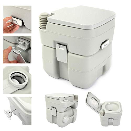 Jaxpety 5.3 Gallon Porta Potty Travel Portable Camping Toilet For Rv thumb #8