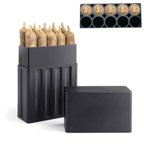 10-Holes Pre Rolled Cones Holder Case, 1 1/4 King...