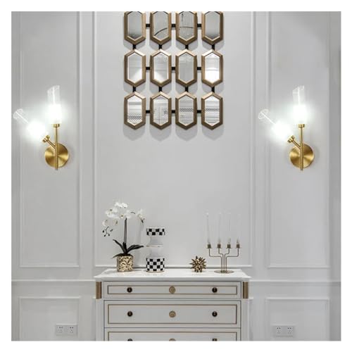 Éclairage d'intérieur LED en verre applique murale douce salon - 5