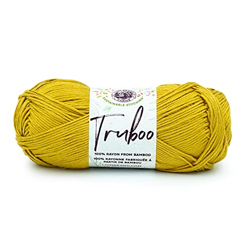 Image of Lion Brand Yarn Truboo Yarn, Goldenrod, 1 Skein