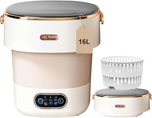 Image of Portable Mini Washing Machine 2kg- Foldable Laundry Machine with 3 Cleaning Modes for Travel, Dorms, Camping & Baby Clothes Z2
