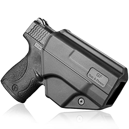 M&P Shield Holster, Polymer OWB Holster Fit Smith & Wesson M&P 9mm/.40 S&W Shield & M2.0, No