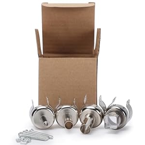 YIHUA # 2300 Rework Jeteluchtpistool, 4-pack (5 mm, 8 mm, 10 mm, 13 mm x 10 mm) voor alle Yihua Rework stations, behalve Yihua 993D 959D-II-serie