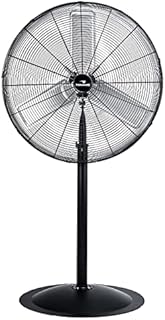 Tornado - 30 Inch Commercial Industrial 3 Aluminum Blade Stationary Pedestal Electric Non-Oscillating Fan, High Velocity Fan 8500 CFM - UL Safety Listed - 3 Years Warranty