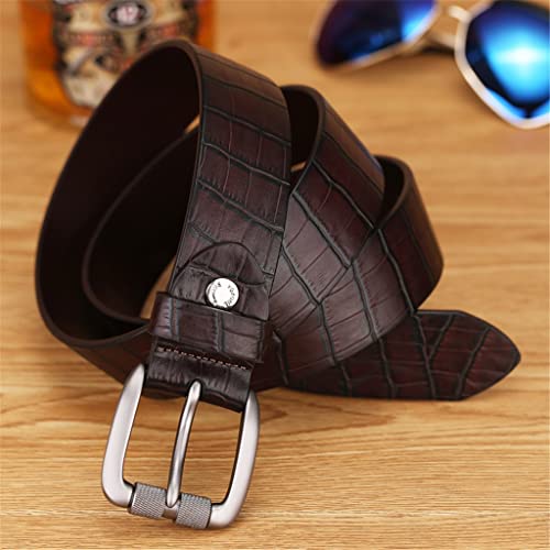 Belt leather men's retro casual pin buckle belt men's leather top layer cowhide youth middle-aged belt2