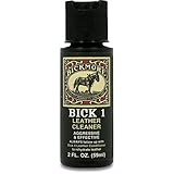 Bickmore Bick 1 Leather Cleaner 2 oz - Clean Dirt, Oil, Sweat, Salt, and Water Stains from All Colored, White, and Black Leather