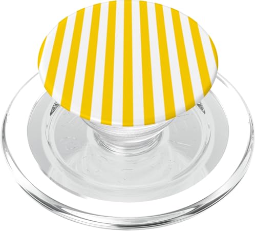 Coastal Classic Sunny - Tenda Cabana a colore: e PopSockets PopGrip per MagSafe righe giallo bianco