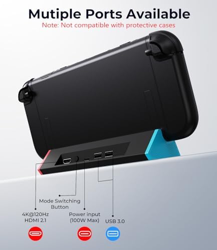 Antank for Nintendo Switch 2 Dock 4K@120Hz HDMI Portable TV Docking Station - 4