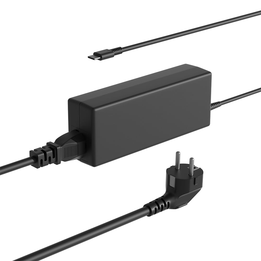 65W USB C Caricatore Compatibile Con Lenovo Thinkpad/Ideapad/Yoga/ThinkBook/Chromebook Portatile Sostituzione Universale Alimentatore Rapido Cavo Adattatore ADLX65YDC2A Alimentatore