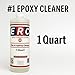ERC #1 Epoxy Cleaner – 1 Quart Concentrate | Makes 5+ Gallons | No Haze or Sticky Residue | Removes Tire Marks, Oil & Grime from Epoxy Floors, Garage Coatings & Sealed Concrete