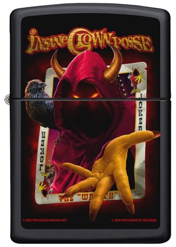Encendedor Zippo The Wraith mate negro miniatura 1