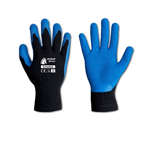 Winterarbeitshandschuhe 12 Paar Latexbeschichtung Gr.9-11 Winterhandschuhe Arbeitshandschuhe Schutzhandschuhe Sicherheitshandschuhe (10)