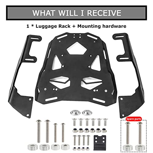 Gepäckträger Hinten für CB500X 2013-2023 und für CB400X 2023 und für CB500F 2013-2018 und für NX400 NX500 2024,PSLER Motorrad-hinterer Gepäckbrücke Motorradzubehör